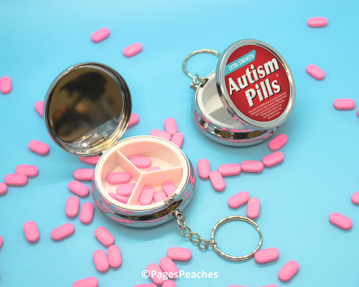 Autism Pills Pill Case (Case Pack x4)