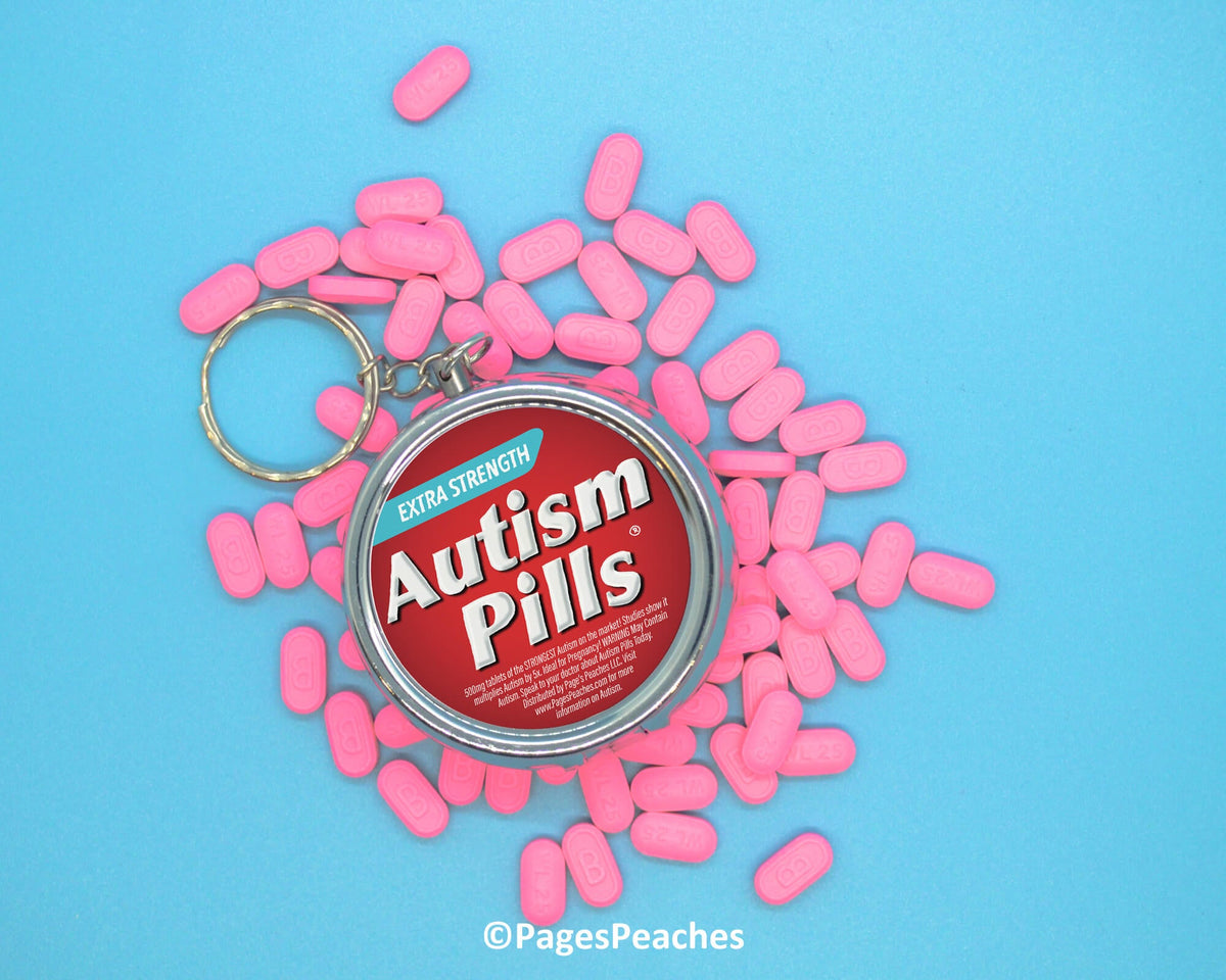Autism Pills Pill Case (Case Pack x4)