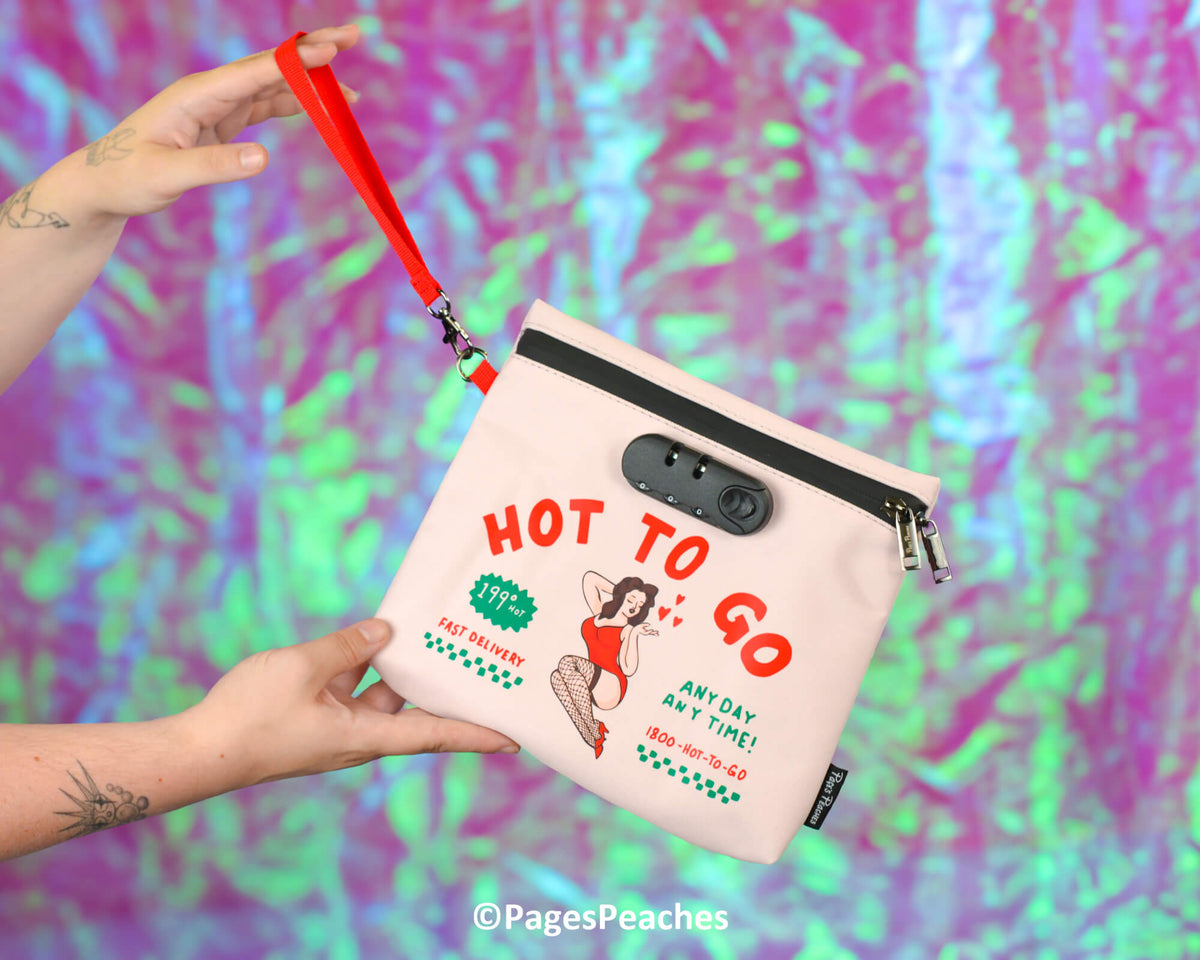 Hot To Go Smell Proof Pouch (Case Pack x3)