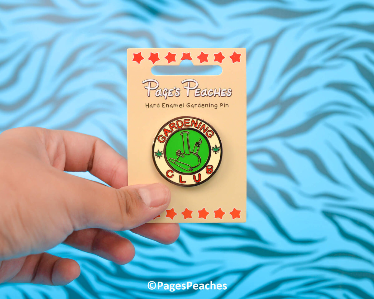Hard Enamel Gardening Club Pin (Case Pack x4)