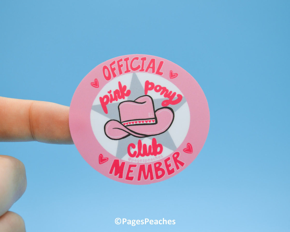 Pink Pony Club Sticker (Case Pack x6)
