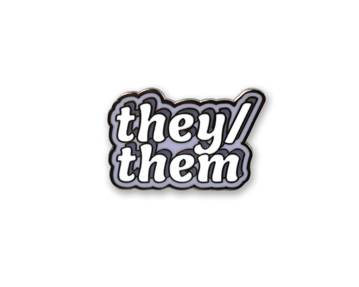 They/Them Enamel Pin (Case Pack x4)