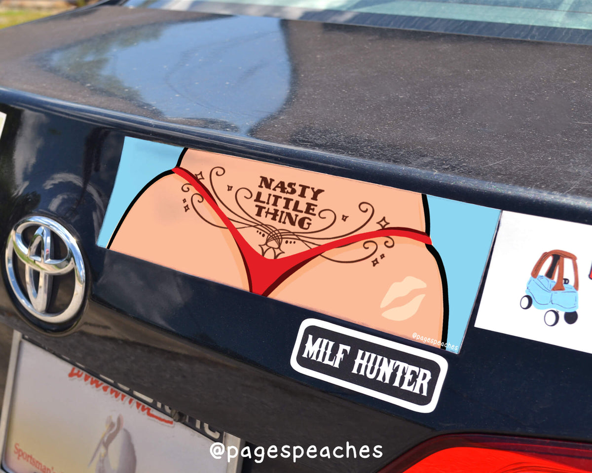 Nasty Little Thing Bumper Sticker (Case Pack x4)