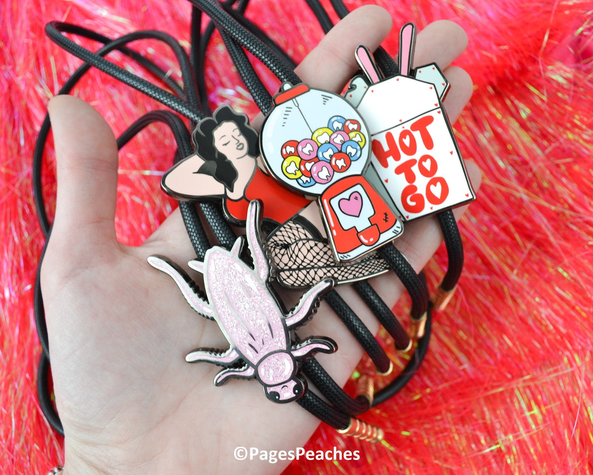 Glitter Cockroach Bolo Tie (Case Pack x4)