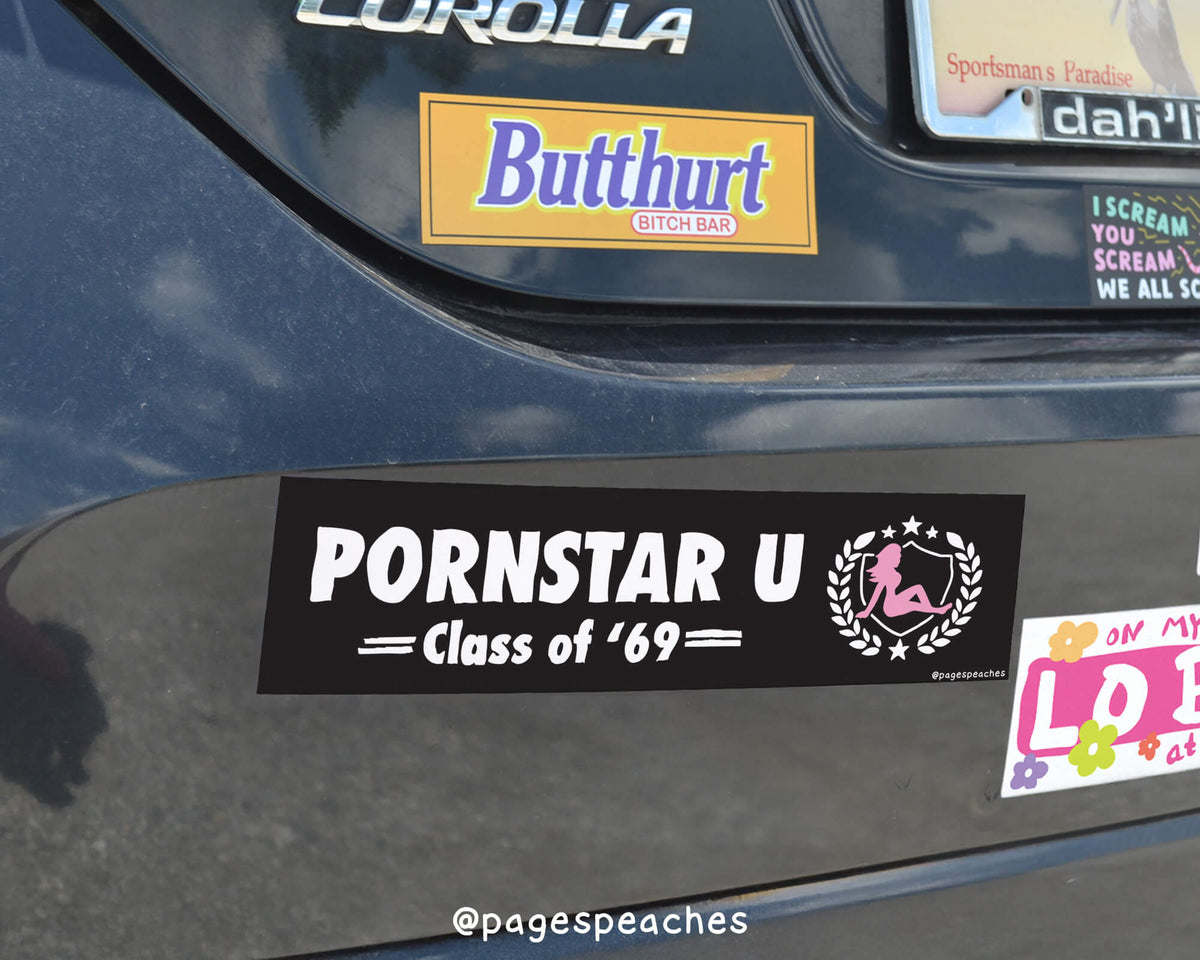 Pornstar U Bumper Sticker (Case Pack x4)