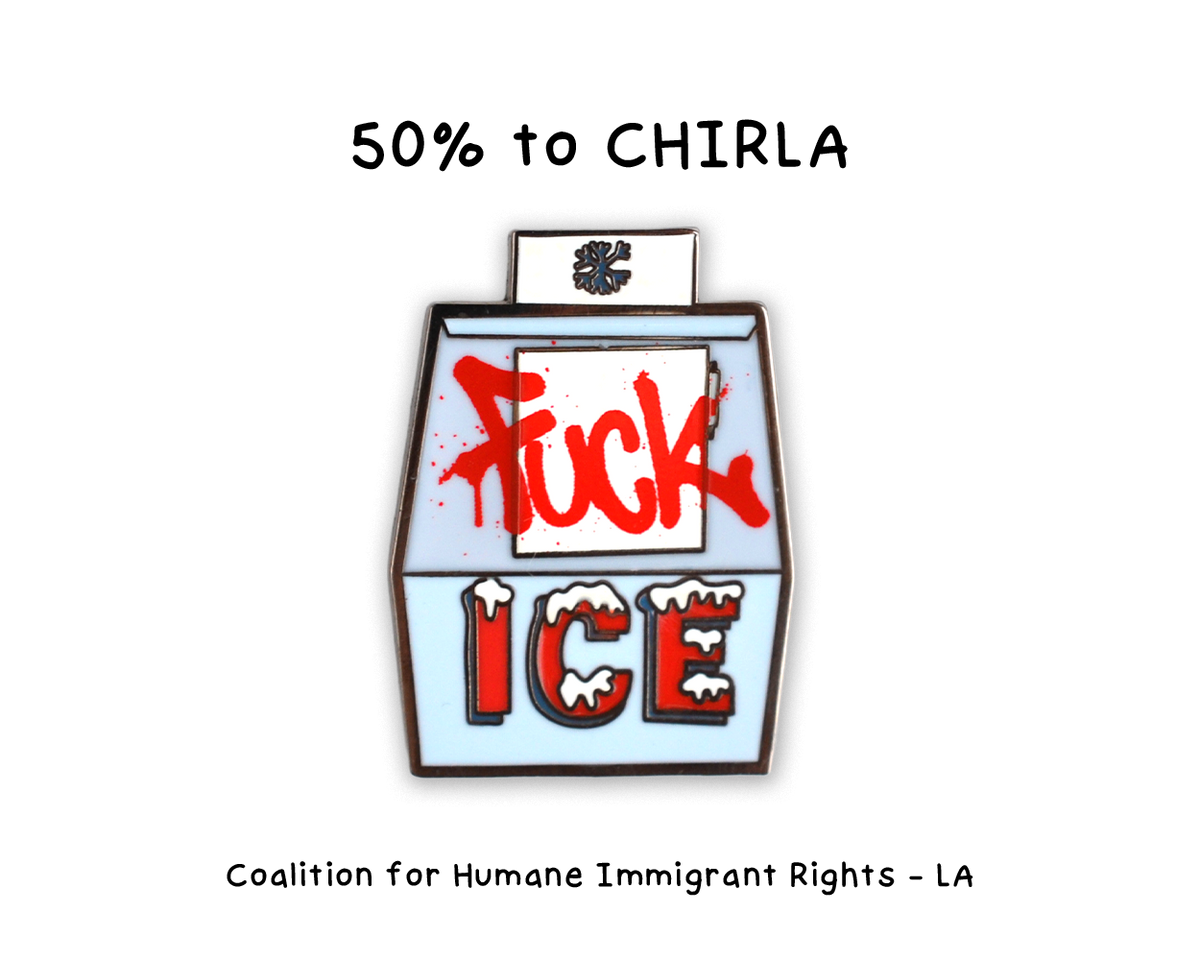 Fuck Ice  Enamel Pin (Case Pack x4)