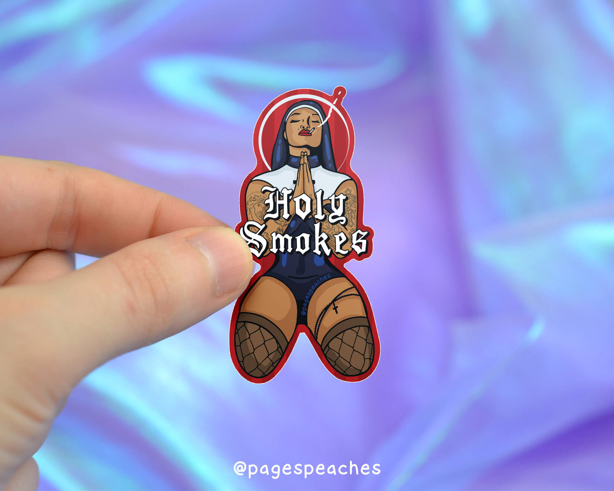 Holy Smokes Sticker (Case Pack x6)