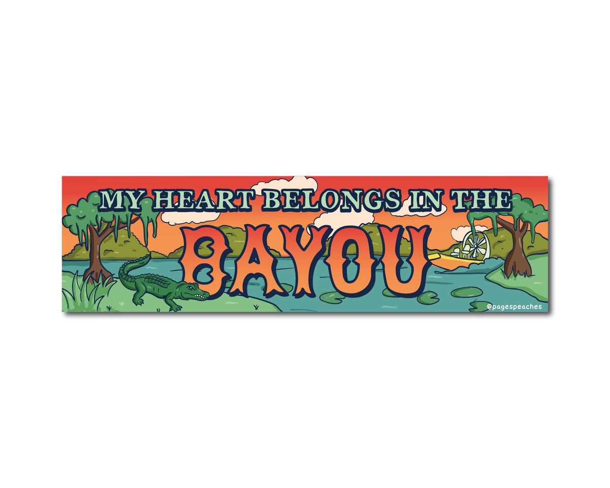 Bayou Bumper Sticker (Case Pack x4)