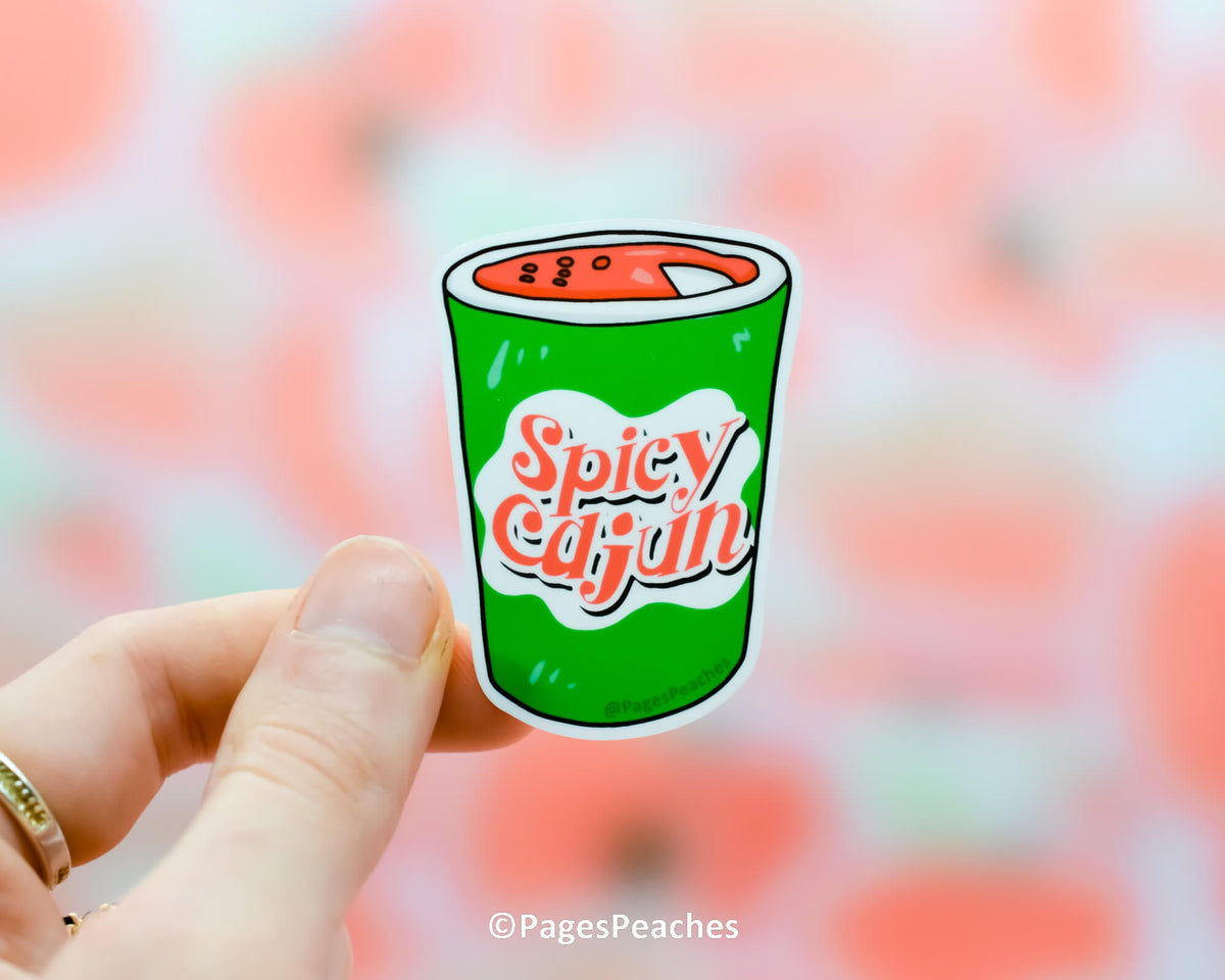 Spicy Cajun Sticker (Case Pack x6)