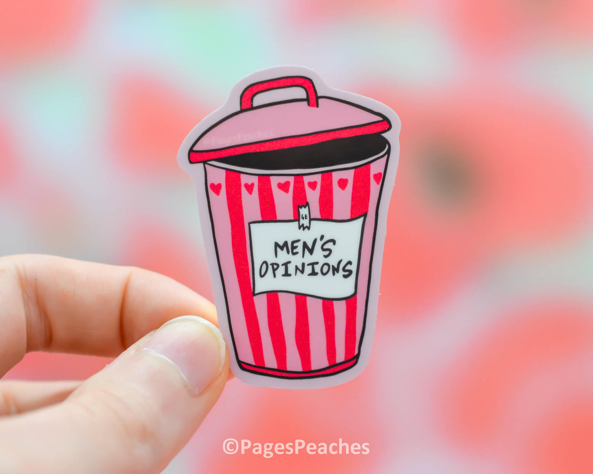 Men's Opinions Sticker (Case Pack x6)