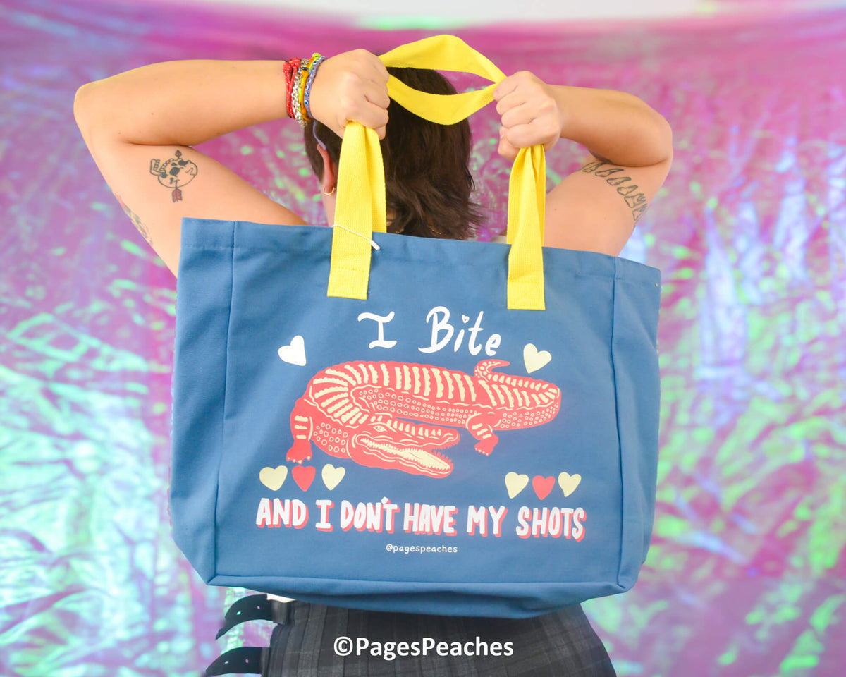I Bite Tote Bag (Case Pack x3)