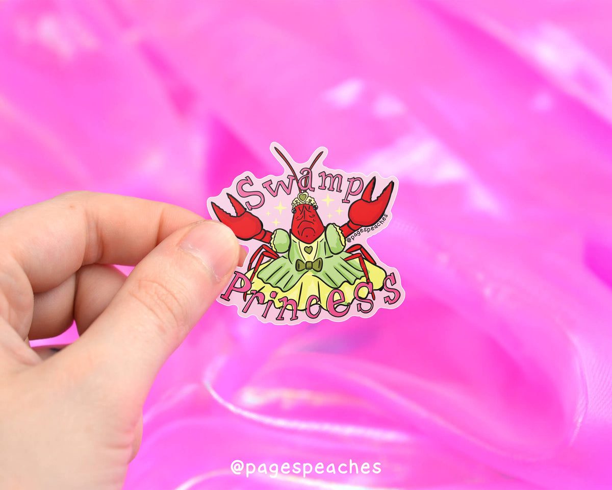 Large Swamp Princess Sticker (Case Pack x6)