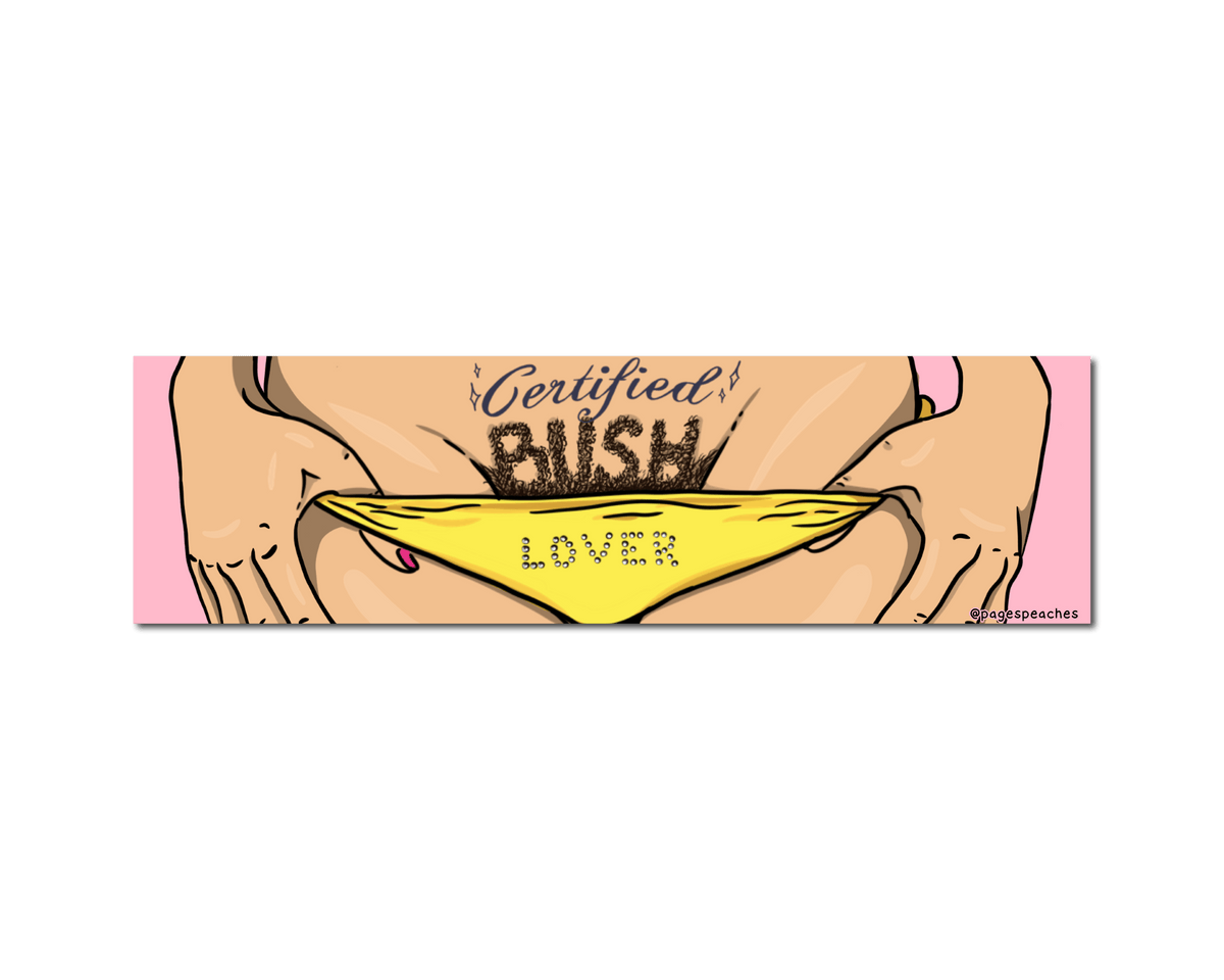 Bush Lover Bumper Sticker (Case Pack x4)