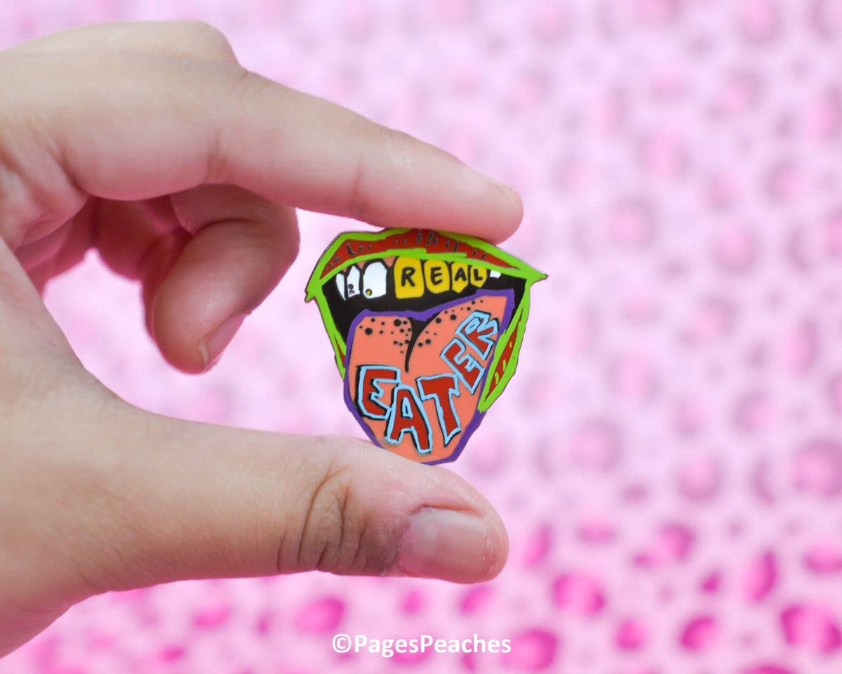 Hard Enamel Real Eater Pin (Case Pack x4)