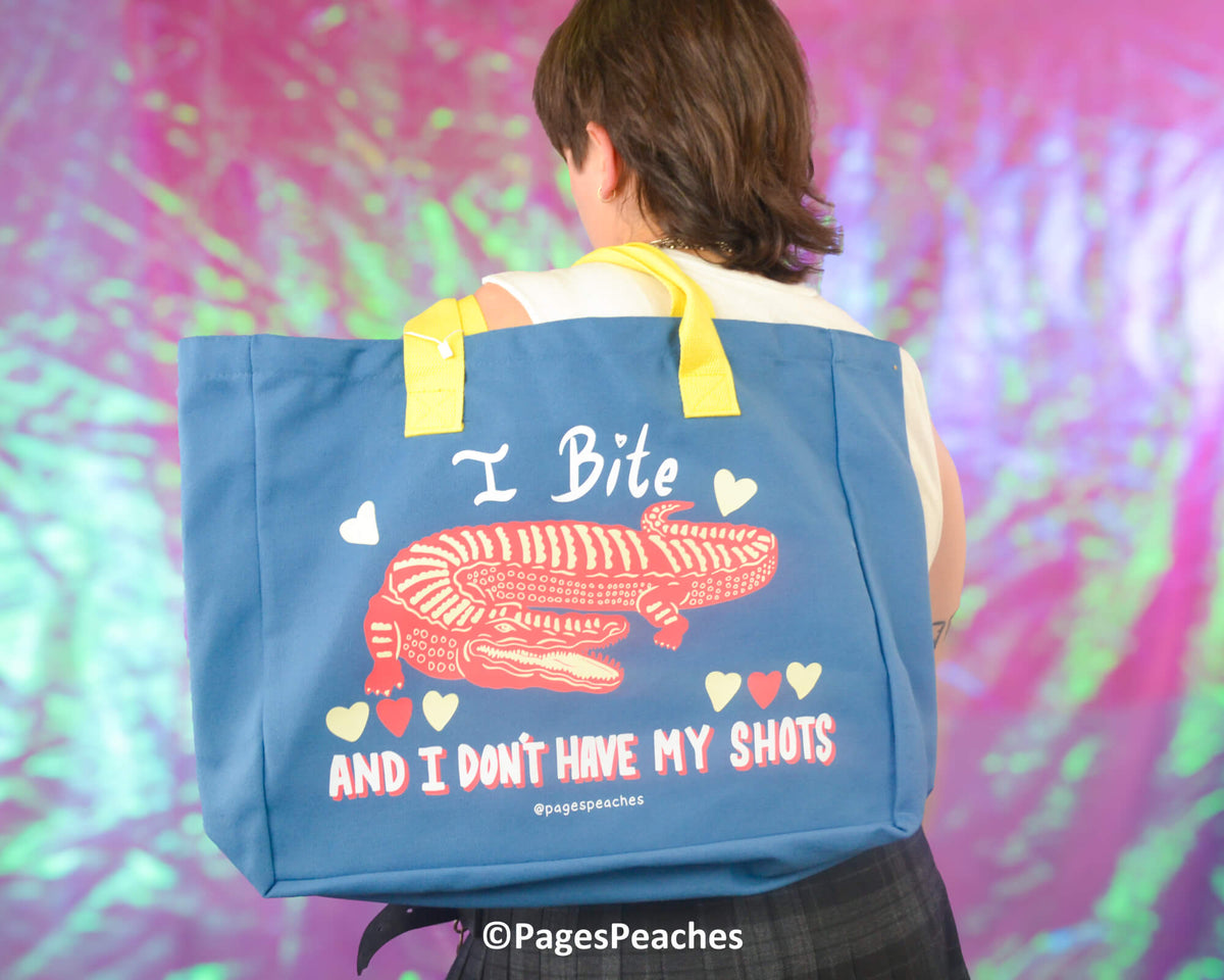 I Bite Tote Bag (Case Pack x3)