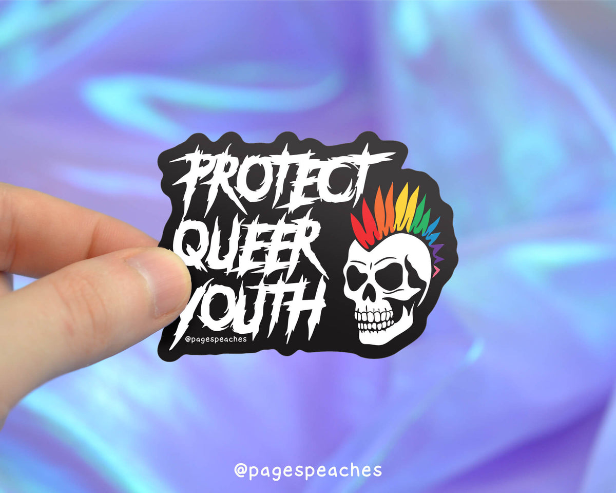 Protect Queer Youth Sticker (Case Pack x6)