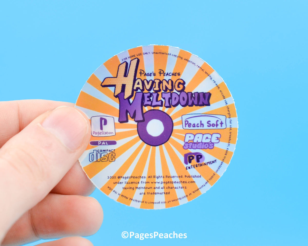 Holo Having Meltdown Sticker (Case Pack x6)