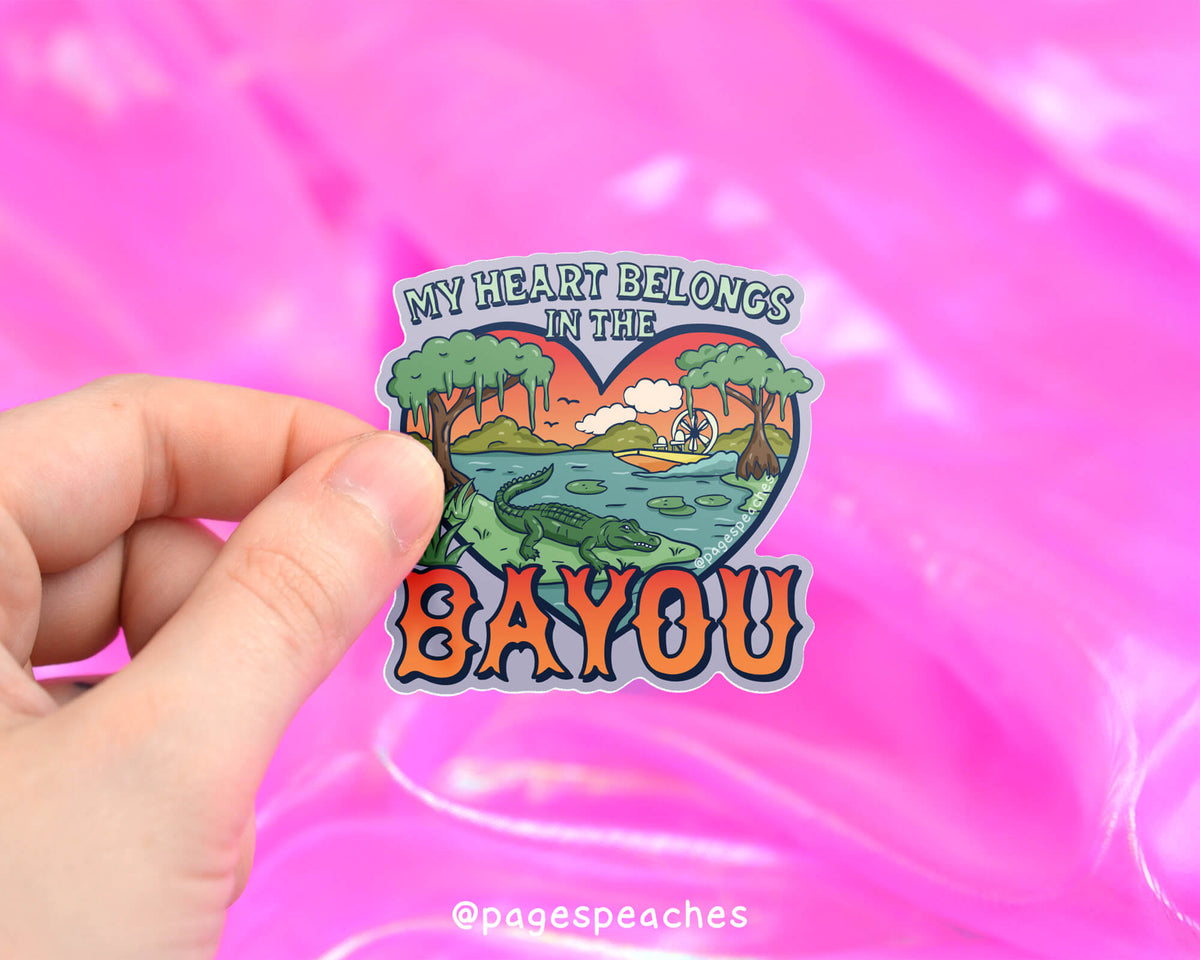 In The Bayou Sticker (Case Pack x6)