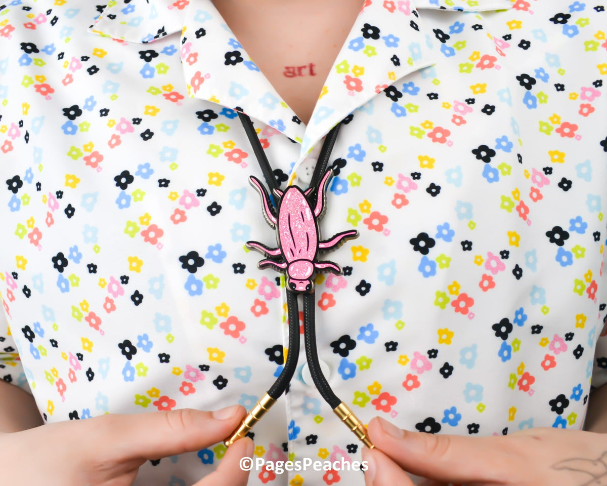 Glitter Cockroach Bolo Tie (Case Pack x4)