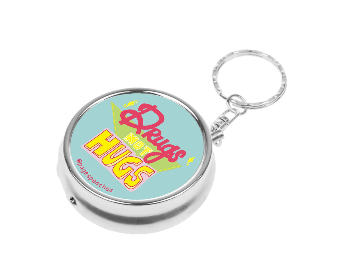 Drugs Not Hugs Pill Case (Case Pack x4)
