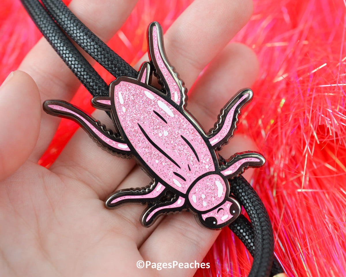 Glitter Cockroach Bolo Tie (Case Pack x4)