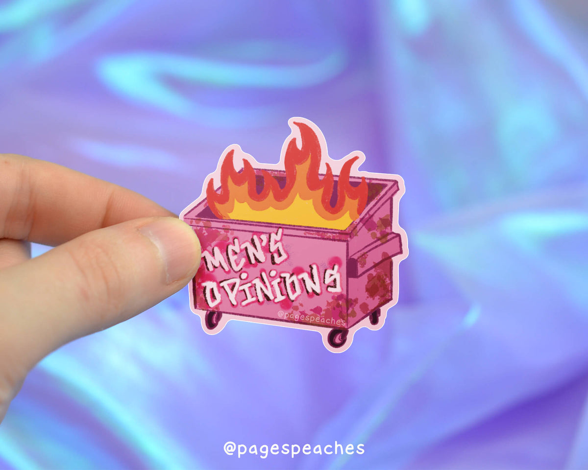 Men's Opinions Sticker (Case Pack x6)
