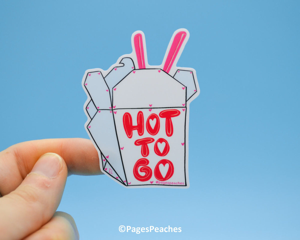 Hot To Go Sticker (Case Pack x6)