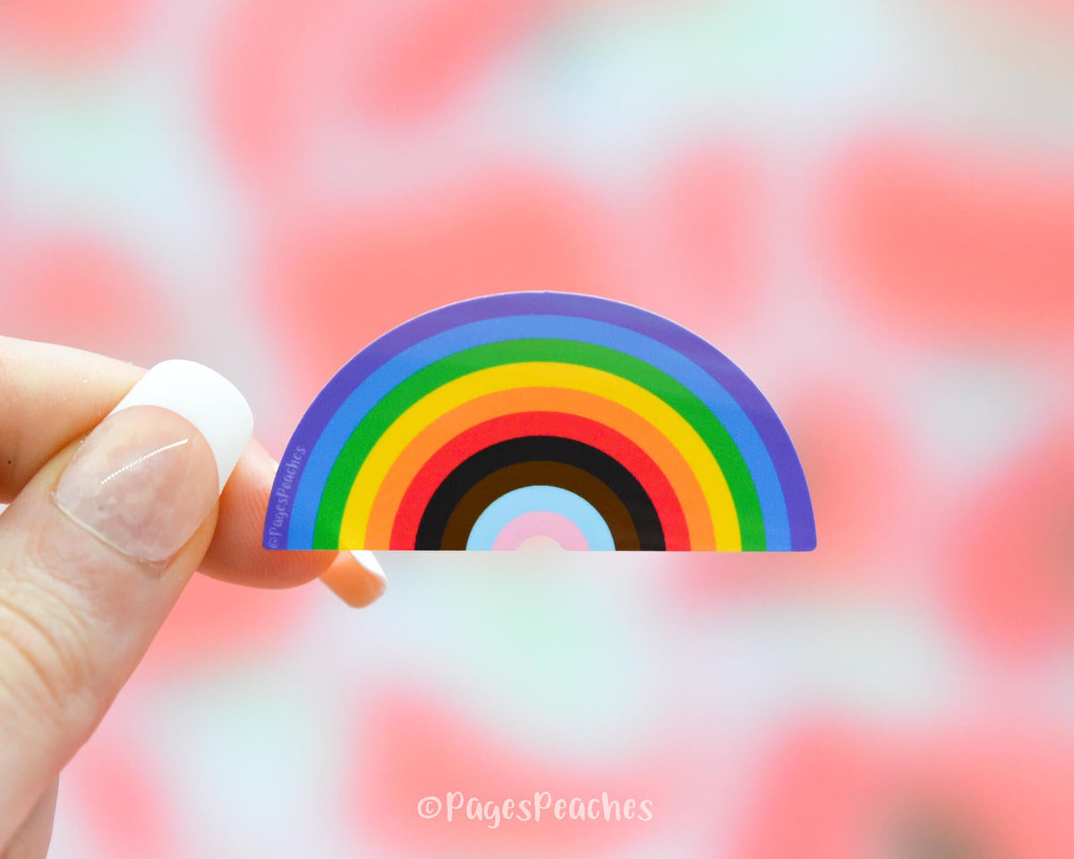 LGBTQ Rainbow Sticker (Case Pack x6)