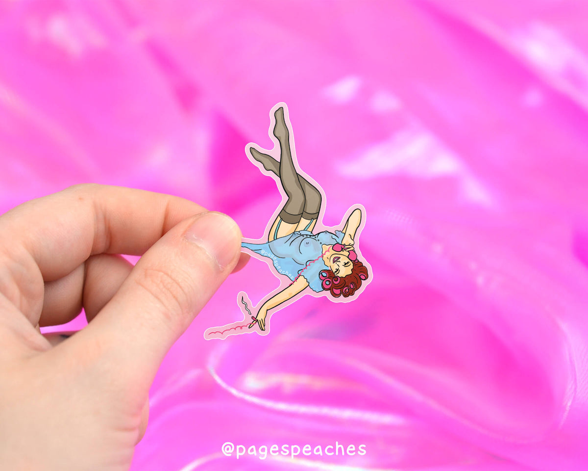 Large Fem Pinup Sticker