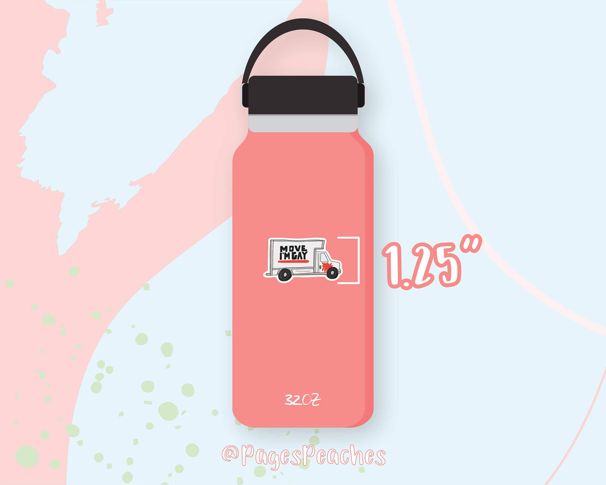 Move I'm Gay U-Haul Sticker (Case Pack x6)