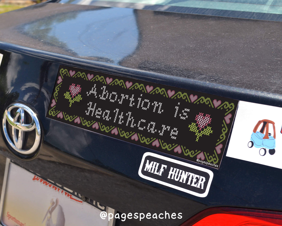 Abortion is Healthcare Bumper Sticker (Case Pack x4)
