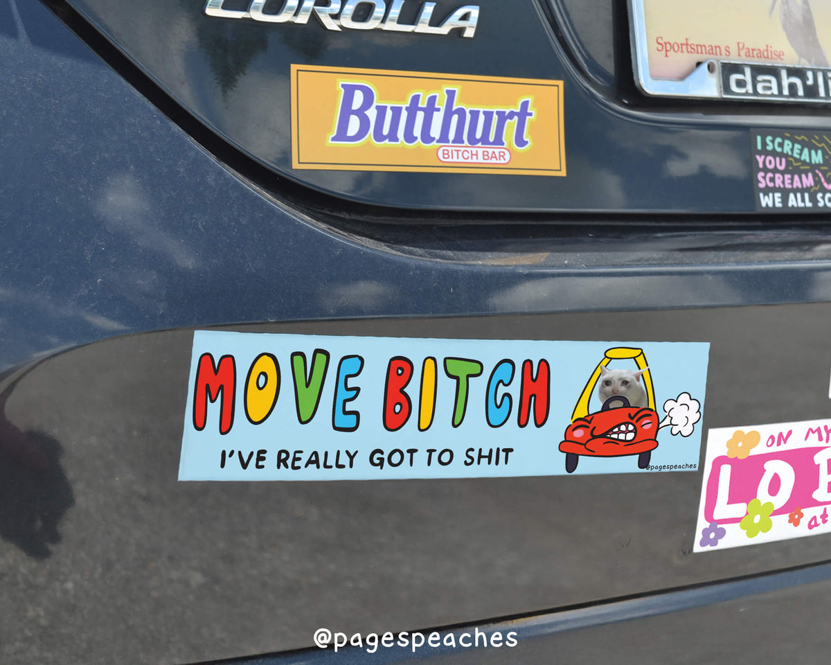 I've Gotta Shit Bumper Sticker (Case Pack x4)