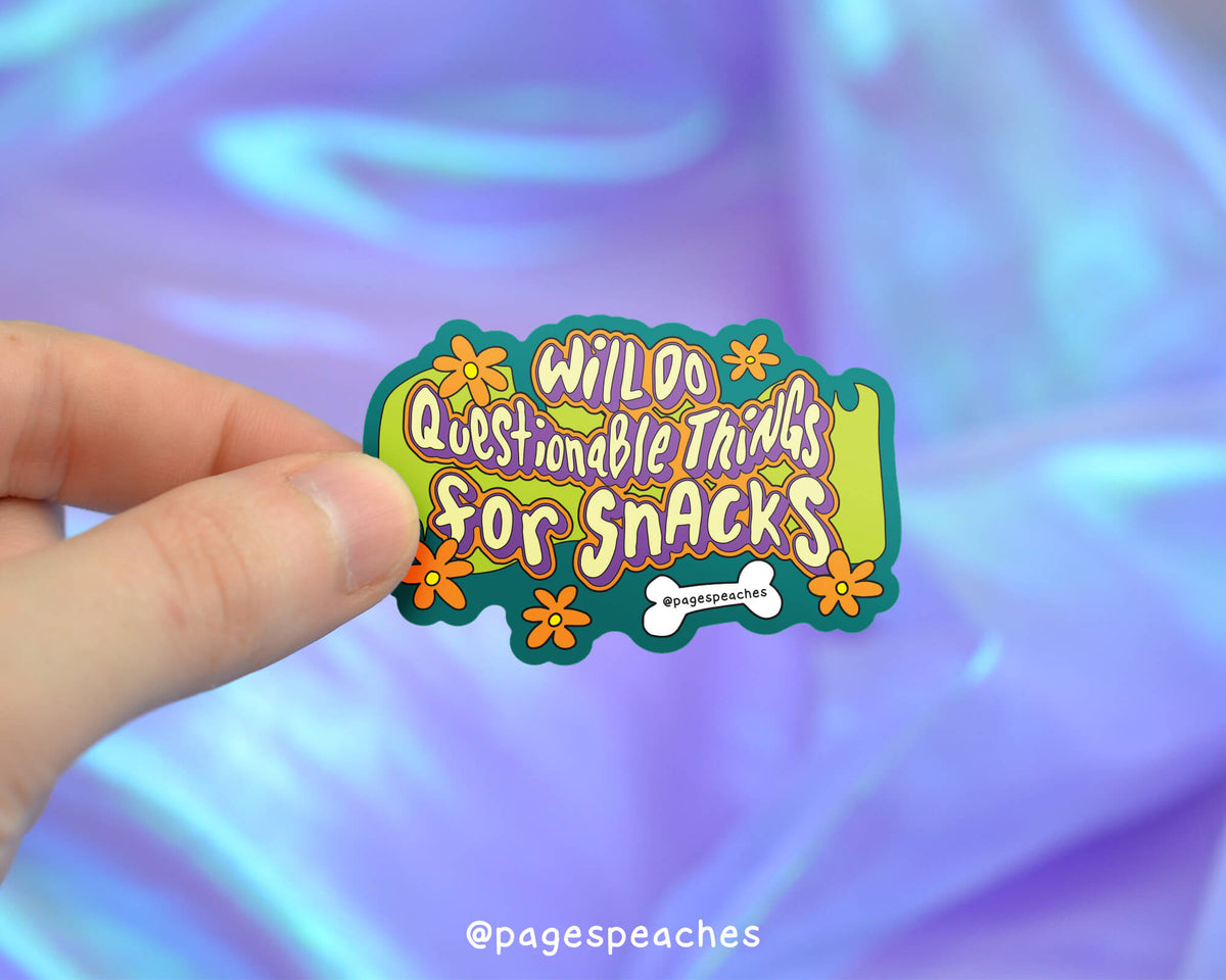 Snacks Sticker (Case Pack x6)