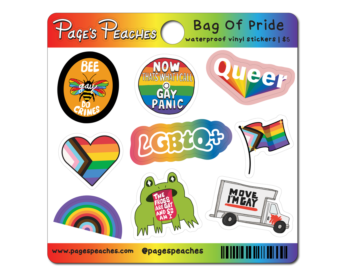 Bag Of Pride Mini Stickers (Case Pack x6)