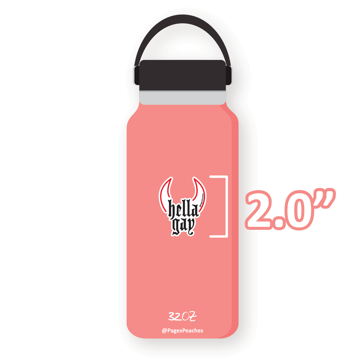 Hella Gay Sticker (Case Pack x6)