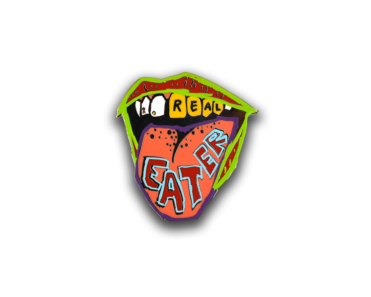 Hard Enamel Real Eater Pin (Case Pack x4)