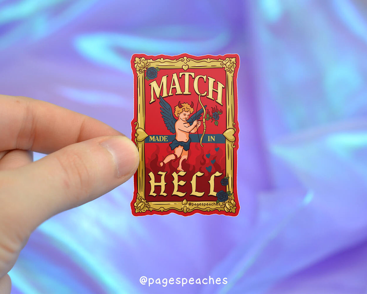 Match Made In Hell Sticker (Case Pack x6)