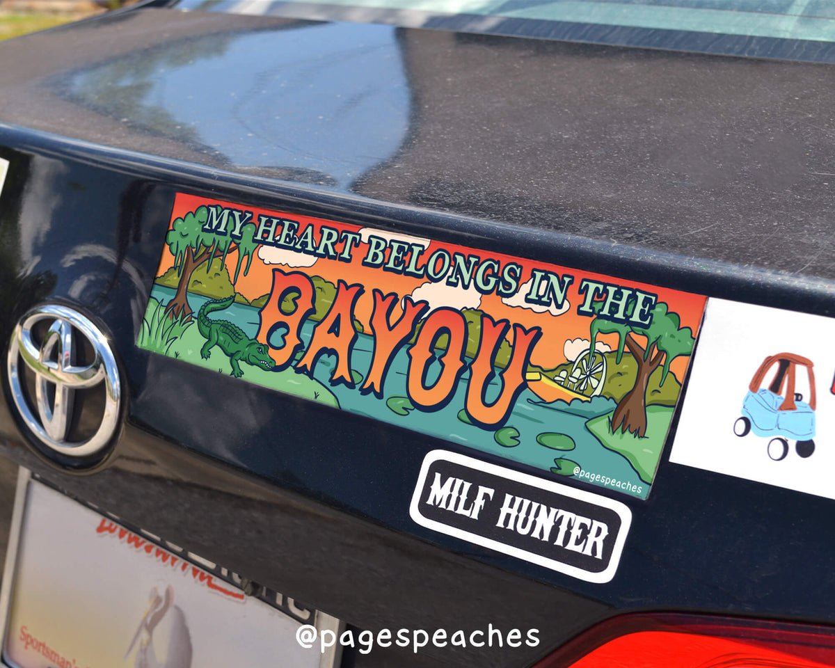 Bayou Bumper Sticker (Case Pack x4)