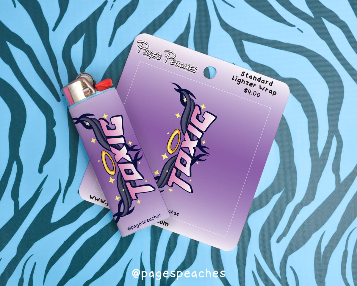 Toxic Lighter Wrap (Case Pack x6)