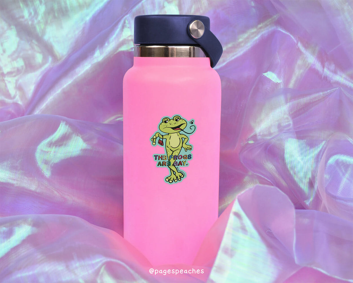 Gay Frogs Sticker (Case Pack x6)