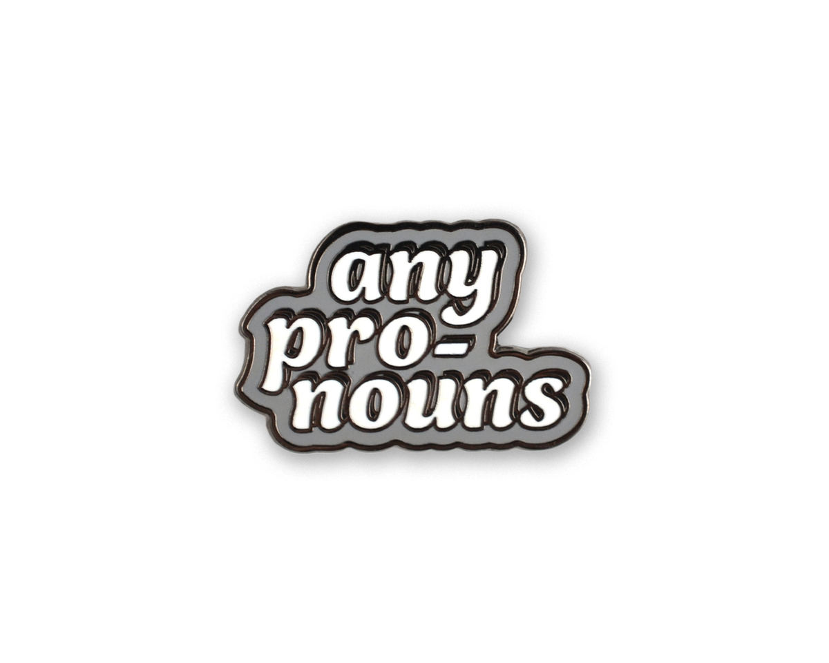 Any Pronouns Enamel Pin (Case Pack x4)
