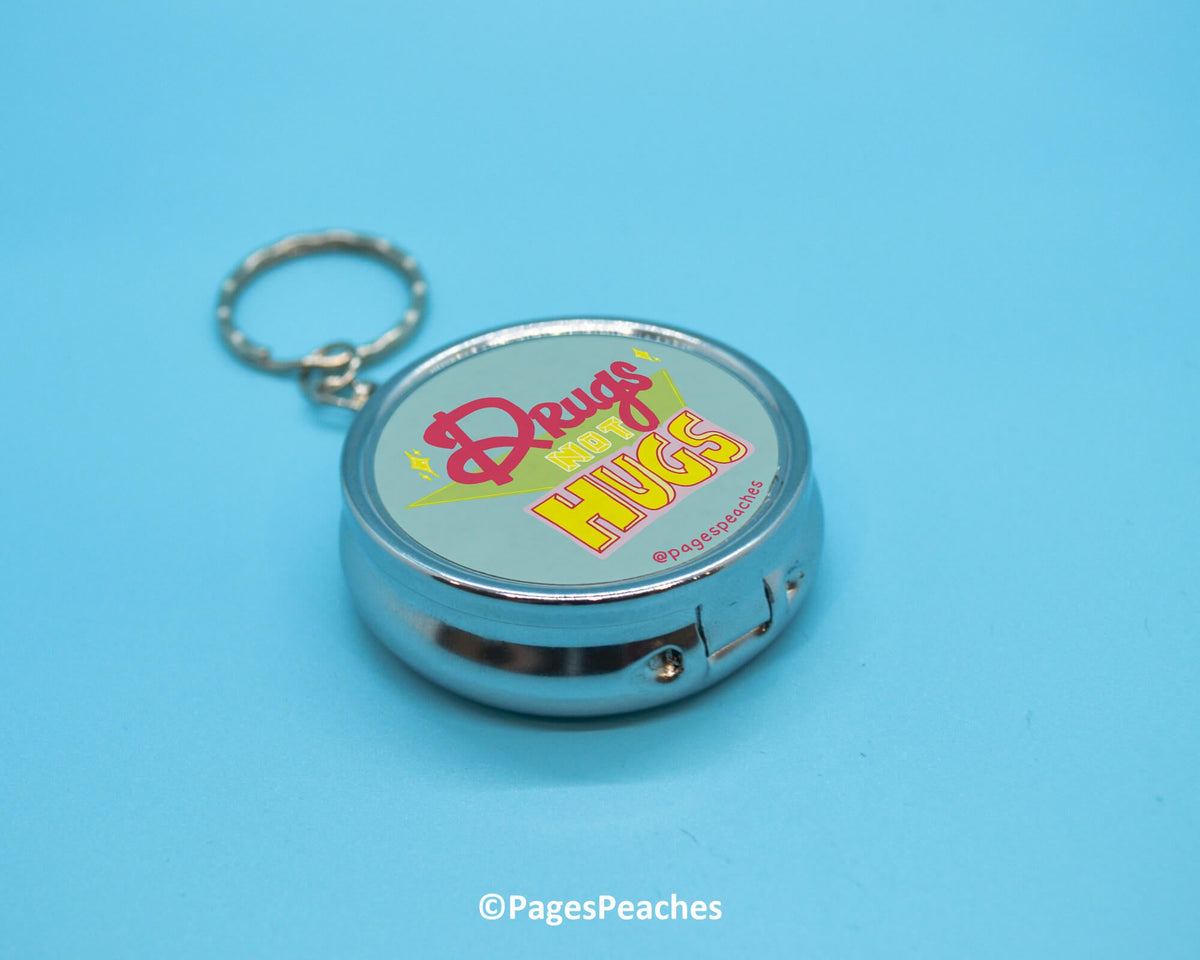 Drugs Not Hugs Pill Case (Case Pack x4)