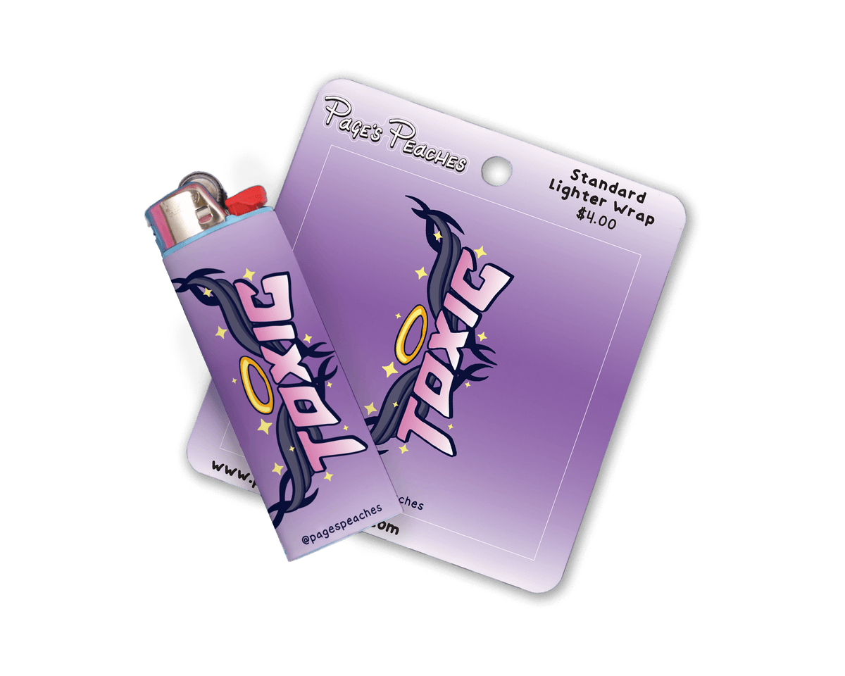 Toxic Lighter Wrap (Case Pack x6)