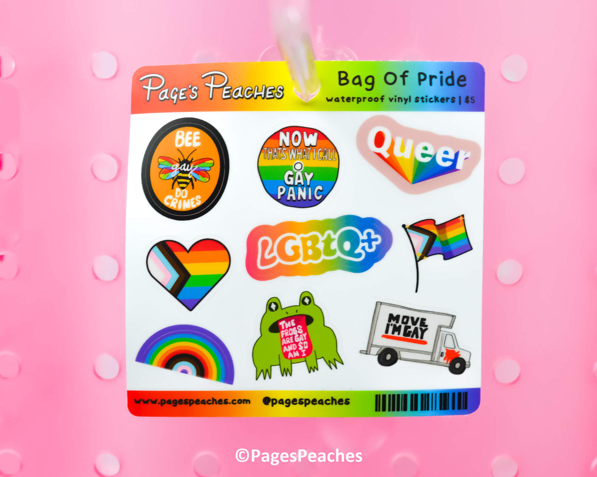 Bag Of Pride Mini Stickers (Case Pack x6)