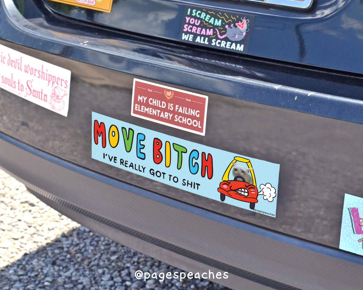 I've Gotta Shit Bumper Sticker (Case Pack x4)