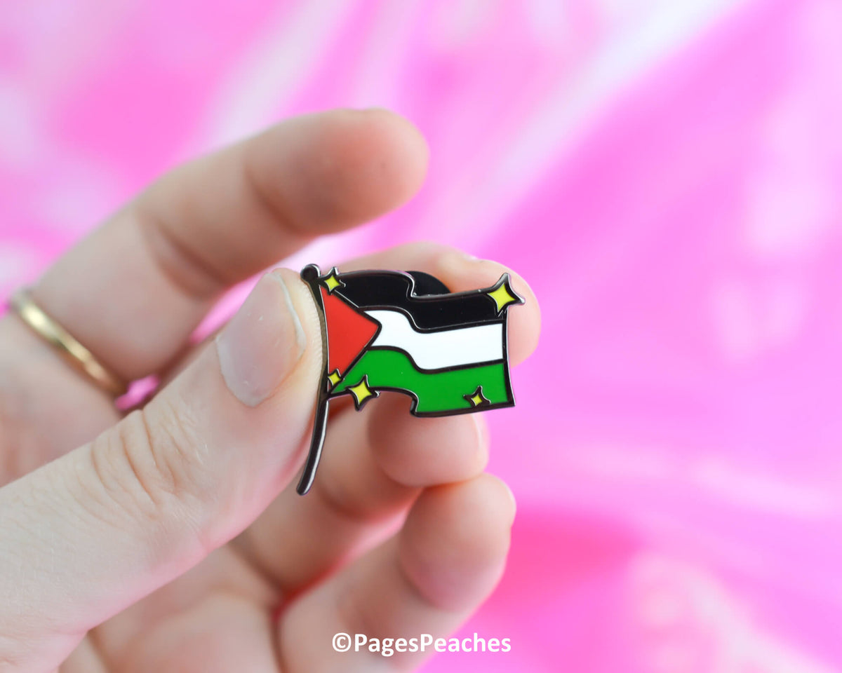 Palestine Flag Enamel Pin (Case Pack x4)