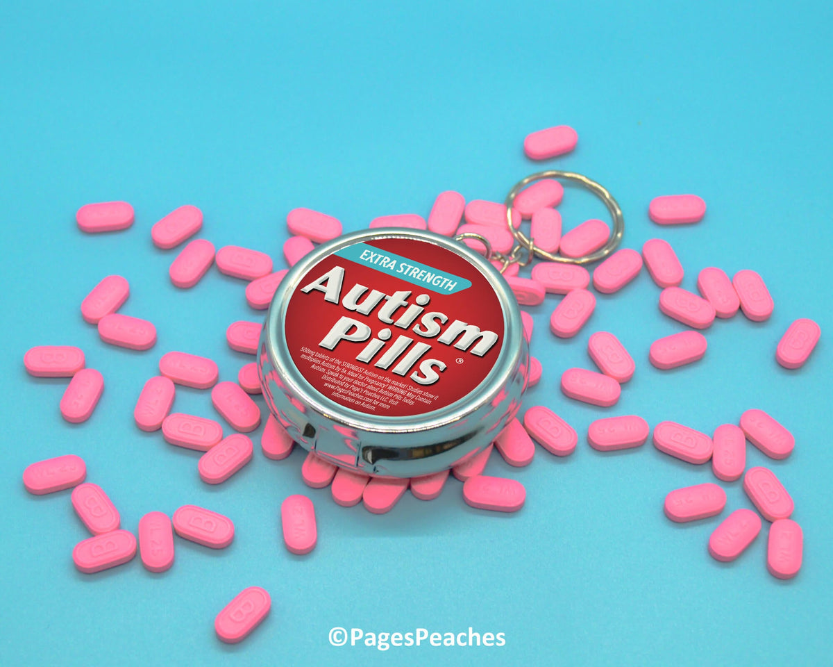 Autism Pills Pill Case (Case Pack x4)